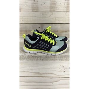 Reebok Shoes Womens 7.5 Purple Yellow Green Athletic Athleisure